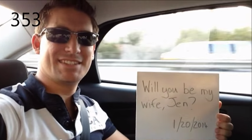 El muchacho escribía el mismo mensaje cada día para recopilar un video con el resto de peticiones. 