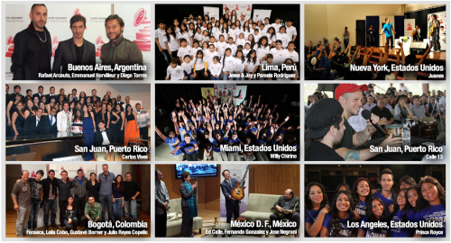 Muchos artistas latinos han participado en la formaci&oacute;n de estos pr&oacute;ximos cantantes.