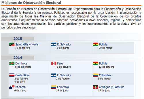 Las misiones de observación electoral de la OEA son comunes. Sin embargo, es inusual que se solicite acompañamiento y presencia en todo el proceso electoral. (Foto: OEA)