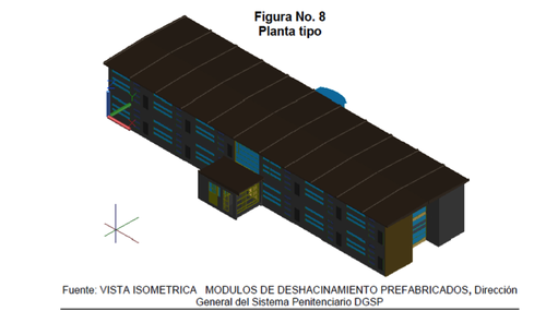 Esta es la apariencia que tendrán los módulos de deshaciamiento. (Foto: MinGob) 