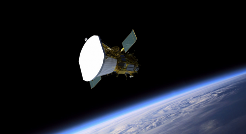 Imagen art&iacute;stica generada por la Nasa sobre como se ver&iacute;a la nave Solar Probe Plus al dejar la Tierra con destino al Sol. (Foto: Nasa)