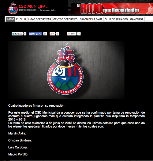 Rojos Municipal foto