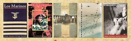 Estos son algunos de los libros publicados por Jorge Ortega Gaytán. (Foto: Jorgeantonioortegagaytan.com)