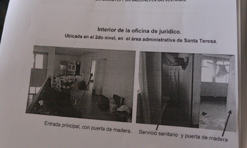 Vista del lugar que ser&aacute; remozado en Santa Teresa para que la ex vicepresidenta Roxana Baldetti guarde prisi&oacute;n preventiva. (Foto: Wilder L&oacute;pez/Soy502) 