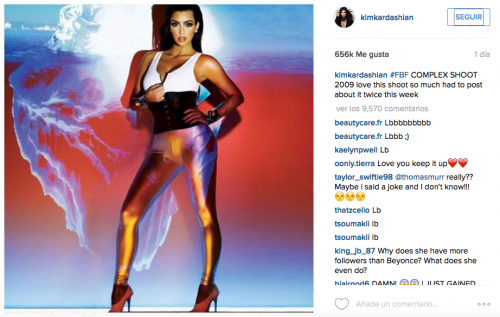 Hace algunos días, Kim llegó a los 45 millones de seguidores y se convirtió en la reina de Instagram, al destronar a Beyonce, quien cuenta con 100 mil seguidores menos. (Foto: Instagram)