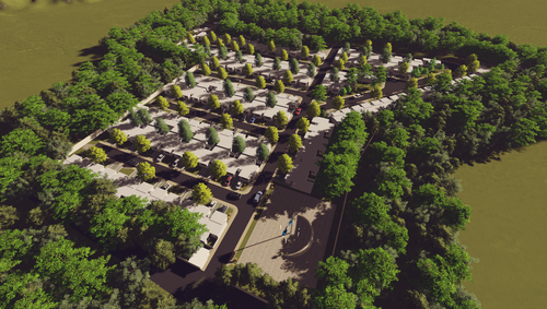 Según el Ministerio de Comunicaciones, así lucirá toda la construcción de las 150 nuevas casas. (Foto: CIV) 