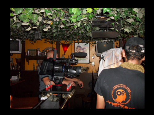 Las jornadas de grabaci&oacute;n del video de Bacilea fueron largas. (Foto: Bacilea) 