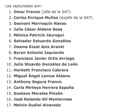 La primera audiencia se hab&iacute;a programado para el grupo de involucrados que se captur&oacute; en abril de 2015. 