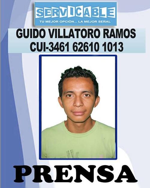 El carné de Guido Villatoro, de Servicable. 