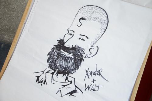 Este dibujo es una mezcla de los dos creadores del proyecto. (Foto: Selene Mej&iacute;a/Soy502) 