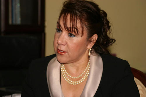 La magistrada de la Corte Suprema de Justicia, Blanca Stalling, mencionada en una de las escuchas de la red del "bufete de la impunidad". 