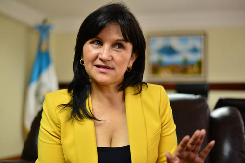 Gloria Porras asegura que no acepta presiones. (Foto: Wilder L&oacute;pez/Soy502) 