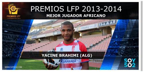 Yacine Brahimi mejor jugador africano