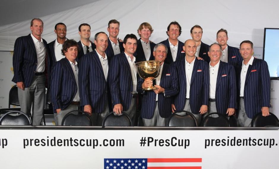 El equipo de golf de Estados Unidos se llev&oacute; la Copa Presidente, uno de los torneo de mayor importancia en este deporte. (AFP)