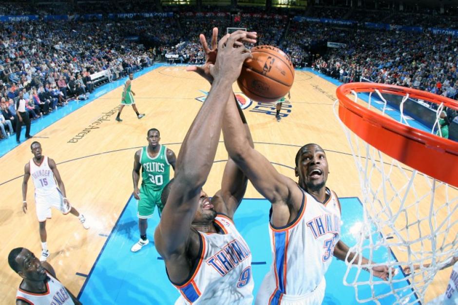 El Thunder de Oklahoma super&oacute; a los Celtics de Boston. (AFP)