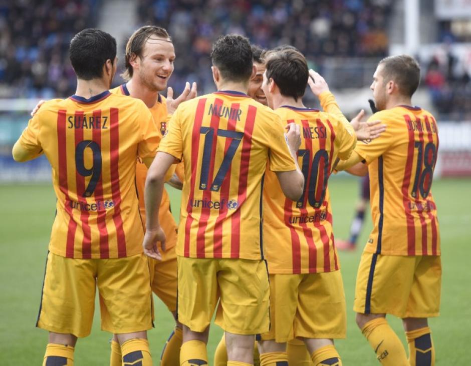 Barcelona se encamina al título en la Liga de España, está imparable, ya suma casi cinco meses sin perder. (Foto: AFP)