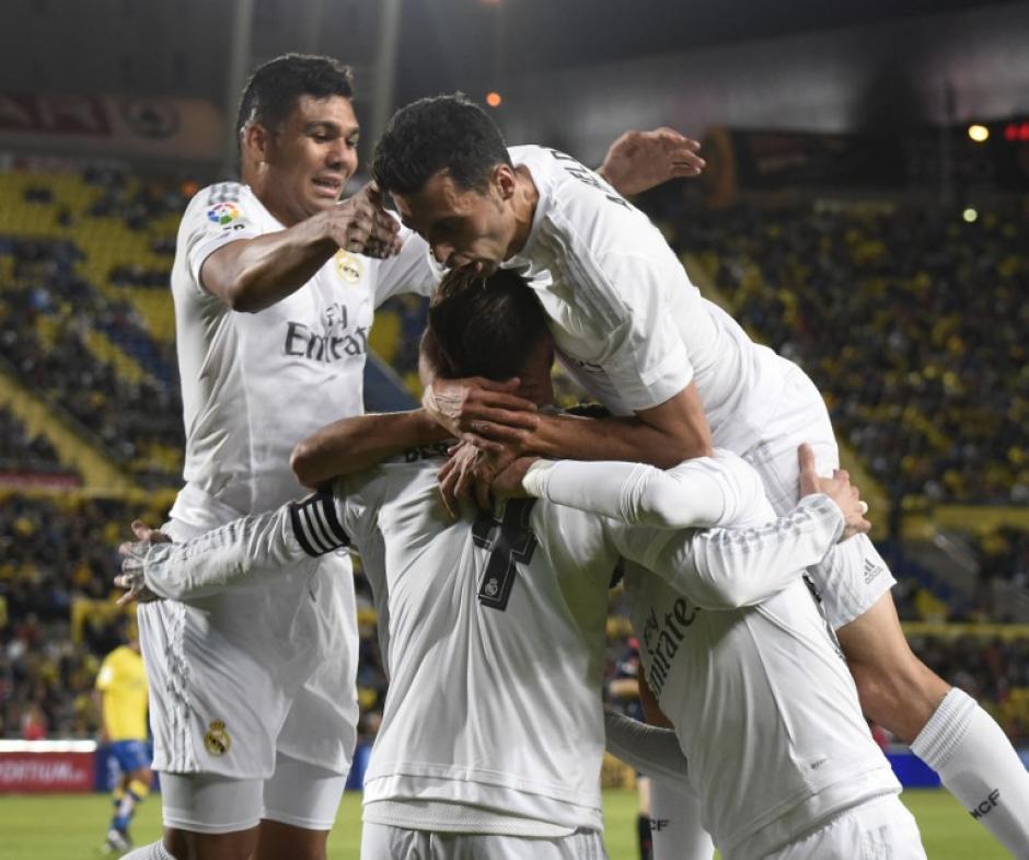 Real Madrid festej&oacute; en el &uacute;ltimo suspiro del partido y derrot&oacute; por la m&iacute;nima a Las Palmas. (Foto: AFP)