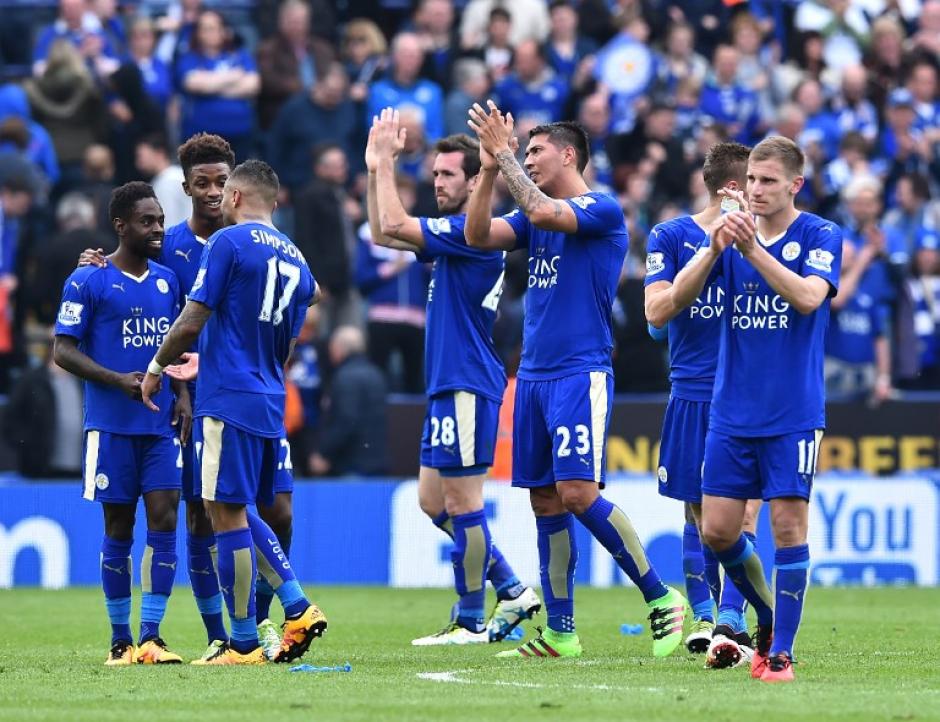 El Leicester sigue viviendo su temporada de "ensue&ntilde;o" quedan pocas jornadas para coronar un a&ntilde;o hist&oacute;rico para ellos. (Foto: AFP)
