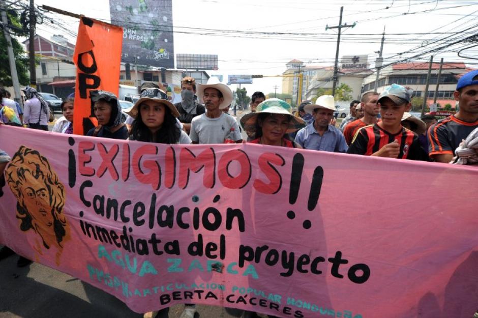 Exigen justicia en Honduras para Berta C&aacute;ceres. (Foto: AFP)