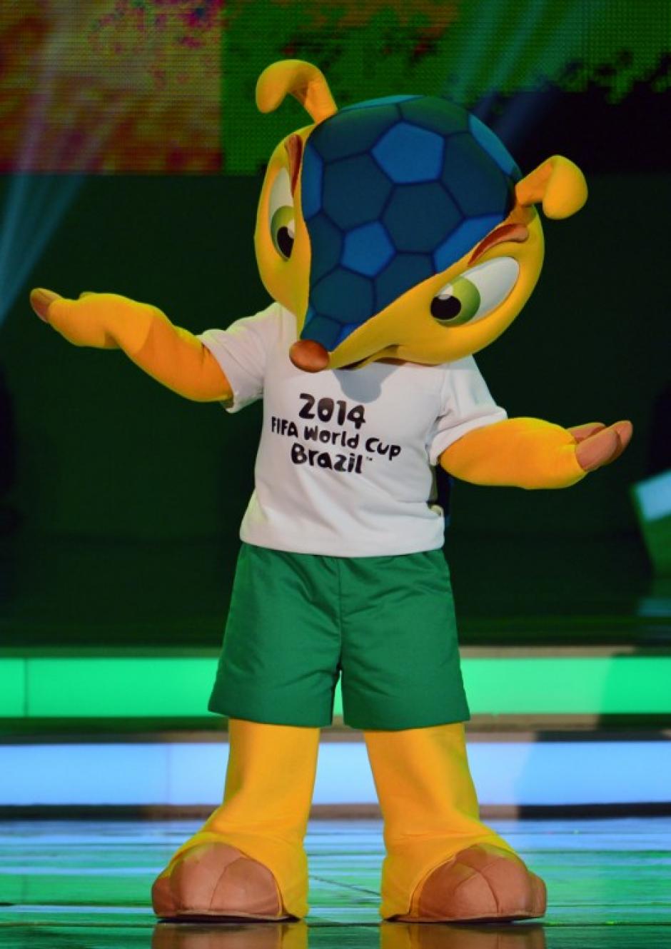 Casi dos millones de internautas brasile&ntilde;os votaron para que el armadillo fuese elegida la mascota de Brasil 2014. &nbsp;Foto AFP