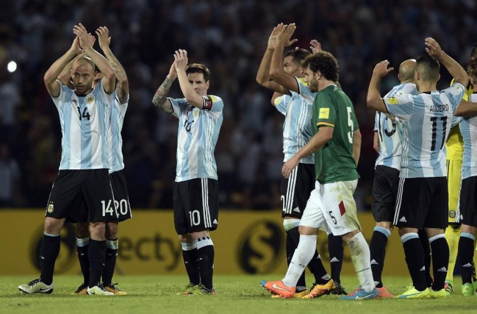 Argentina derrot&oacute; en casa a Bolivia con un marcador de 2-0. (Foto: AFP)