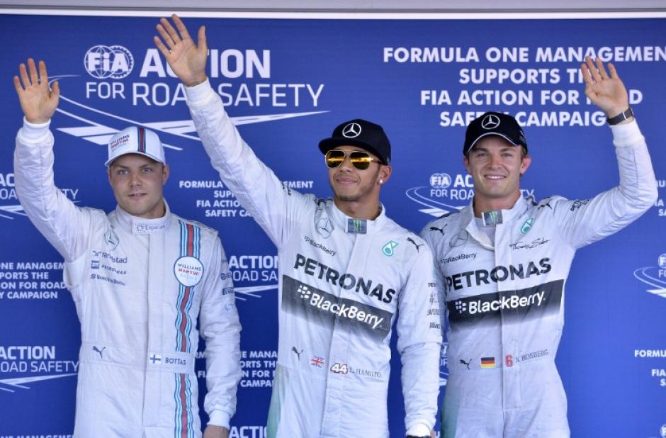 Lewis Hamilton de Mercedes saldr&aacute; primero en el Gran Premio de Rusia. (Foto: AFP)