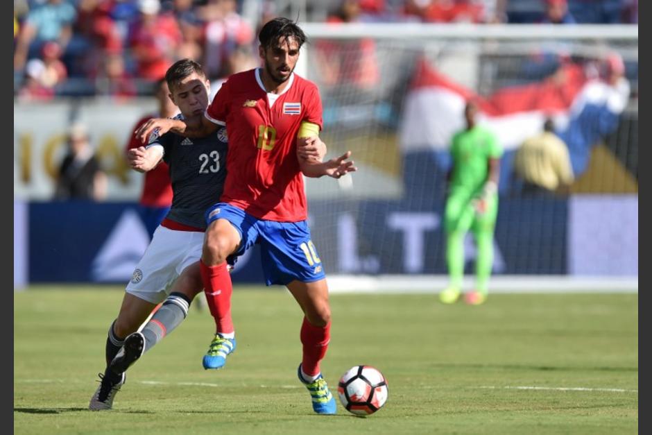 Bryan Ruiz no tuvo su mejor debut en la Copa Am&eacute;rica, con Costa Rica. (Foto: AFP)