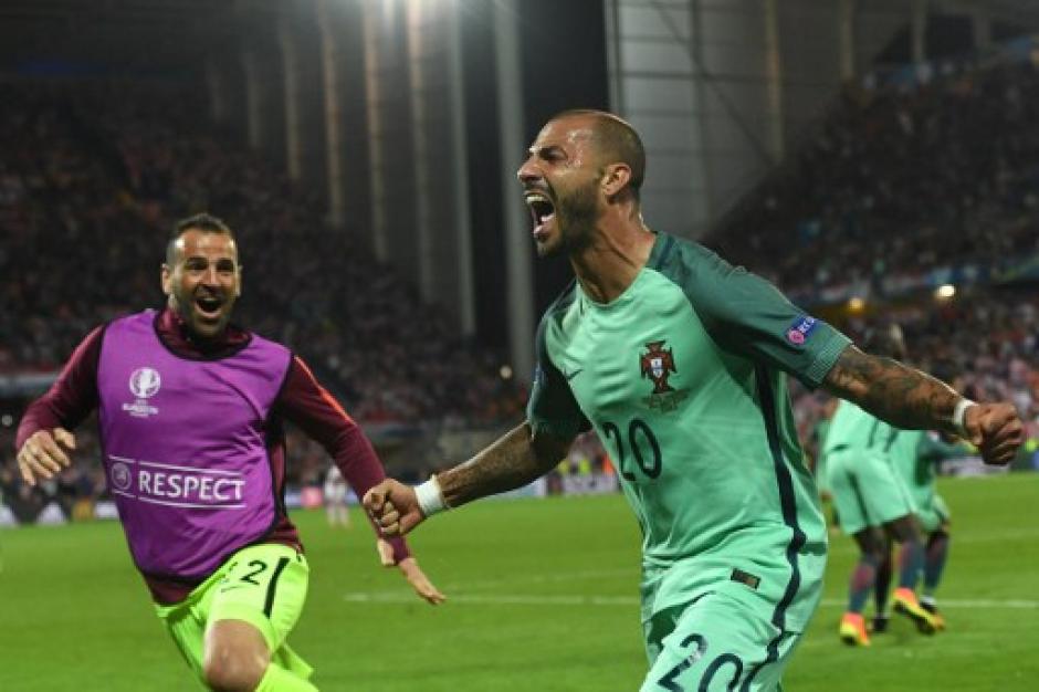 Ricardo Quaresma anot&oacute; el gol de la clasificaci&oacute;n de Portugal, en el segundo tiempo extra. (Foto: AFP)