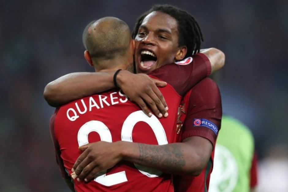 Renato Sanches se convirti&oacute; en el anotador m&aacute;s joven en la selecci&oacute;n absoluta de Portugal. (Foto: AFP)