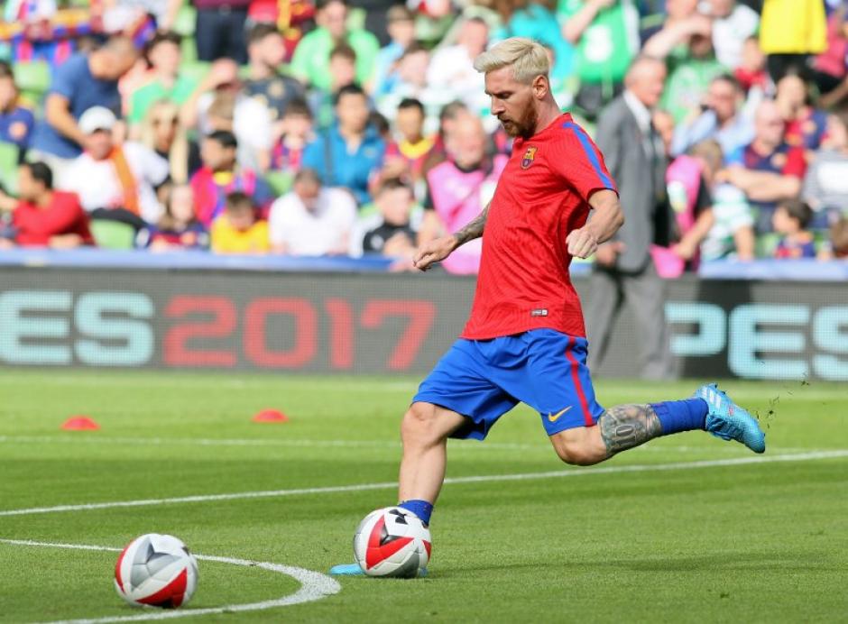 Messi recibir&aacute; la visita del nuevo t&eacute;cnico argentino. (AFP)