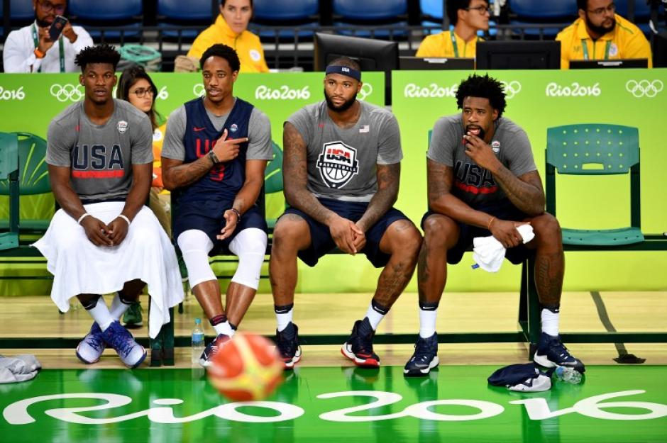 Butler, Jordan, Cousins y DeRozan en Rio (AFP)