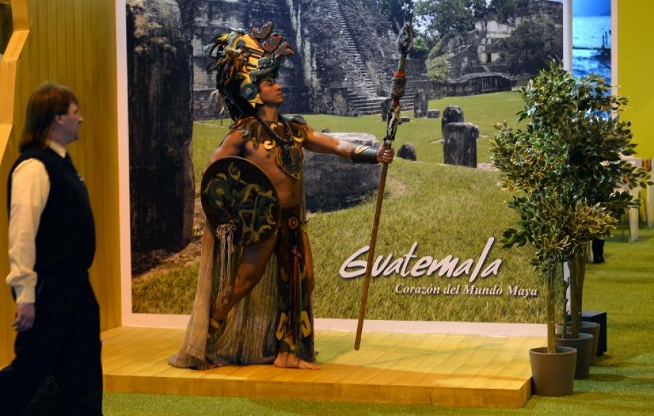 As&iacute; luce el stand de Guatemala en la Feria Internacional de Turismo 2014. Foto AFP