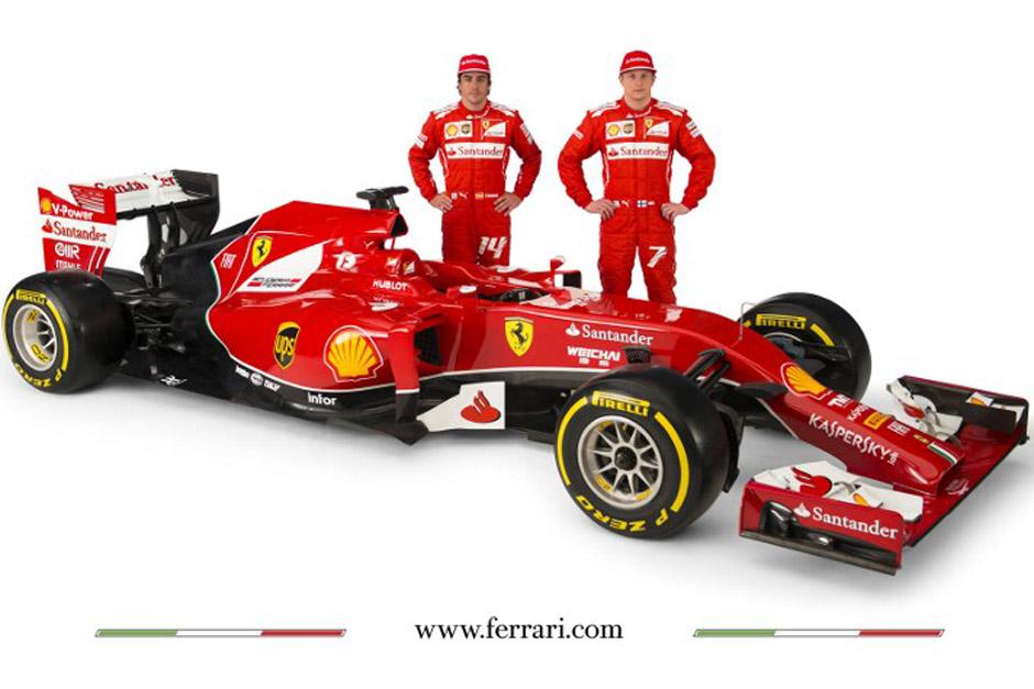 Raikkonen y Alonso son los pilotos de la escudería Ferrari. (Foto: AFP)