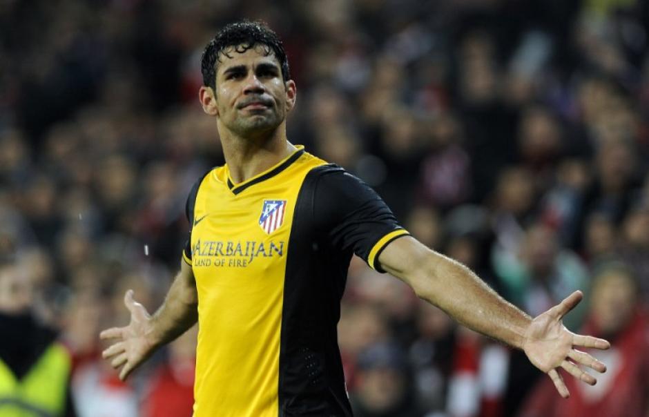 Diego Costa firm&oacute; un contrato por 5 temporadas con el Chelsea de Inglaterra que actualmente es dirigido por Mourinho. (Foto: AFP)