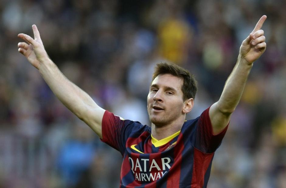 Messi volvi&oacute; a mostrar el nivel y marc&oacute; cuatro de los siete goles del Barcelona sobre el Osasuna. (Foto: AFP)