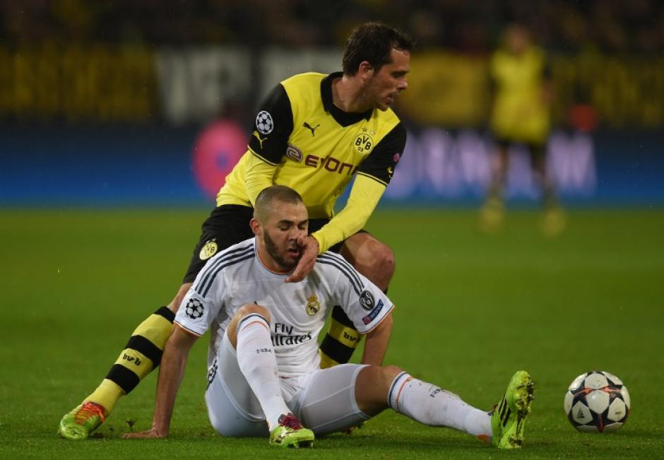 Benzema no tuvo uno de sus mejores encuentros y el Madrid resinti&oacute; la ausencia de Cristiano Ronaldo. (Foto: AFP)