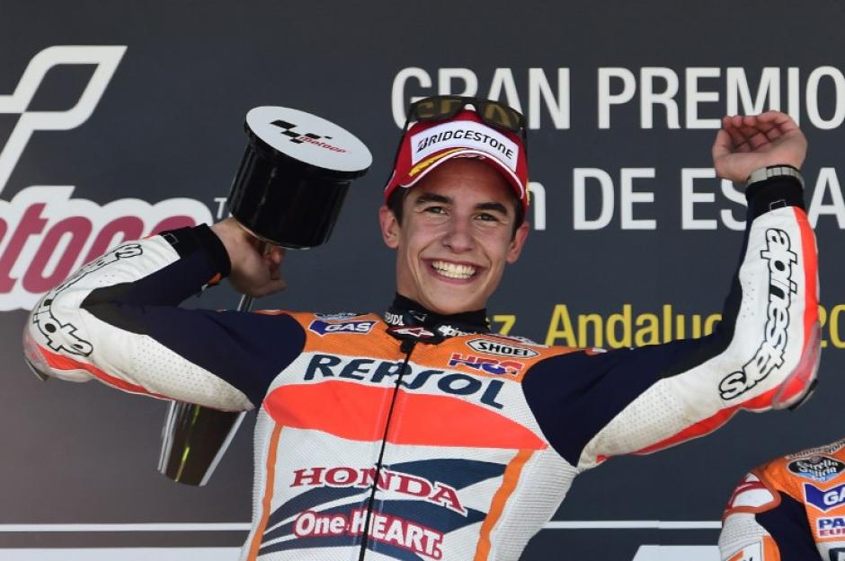 M&aacute;rquez sum&oacute; su cuarta victoria de la temporada, esta vez en el Circuito de Jerez. (Foto: AFP)