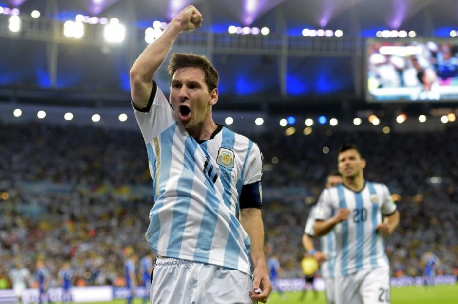 Messi anot&oacute; el segundo gol para Argentina y el segundo en su cuenta personal en Mundiales. (Foto: AFP)