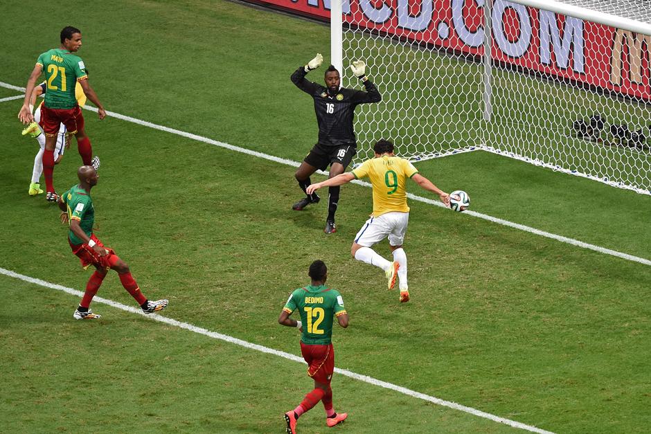 El &uacute;nico gol anotado por Fred en la Copa del Mundo de Brasil 2014 fue ante Camer&uacute;n. (Foto: AFP)