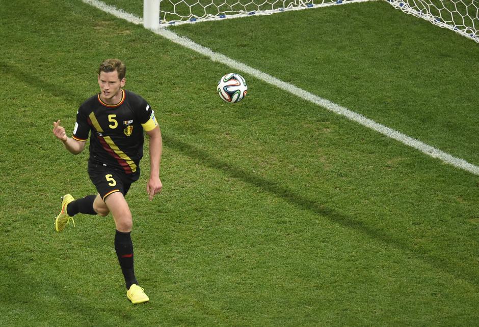 Vertonghen anot&oacute; el 1-0 para B&eacute;lgica al minuto 70. (Foto: AFP)
