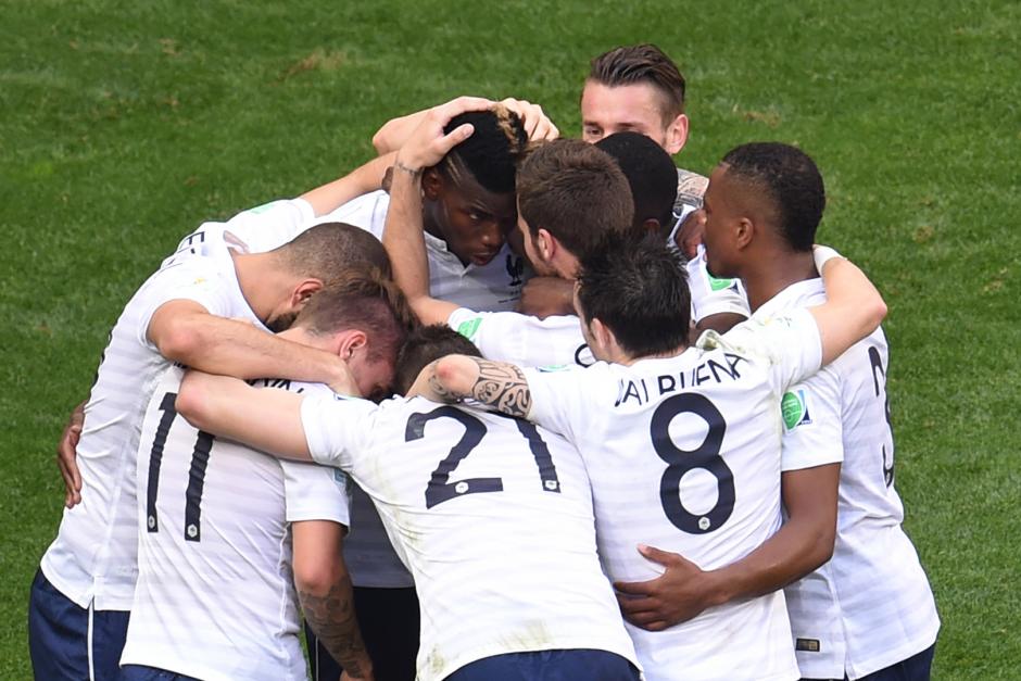 Francia avanz&oacute; a cuartos de final despu&eacute;s de vencer a Nigeria en Brasilia. (Foto: AFP)