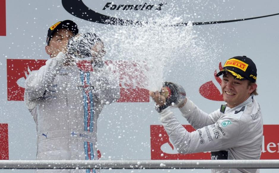 El alem&aacute;n Nico Rosberg (Mercedes) reforz&oacute; su liderato en el Mundial de F&oacute;rmula Uno al ganar hoy, domingo, en su casa, el Gran Premio de Alemania. (Foto: AFP)&nbsp;