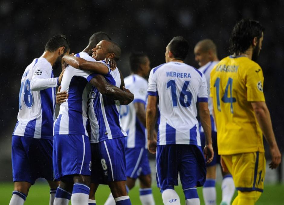 El Porto derrot&oacute; 6-0 al Bate de Bielorrusia. (Foto: AFP)