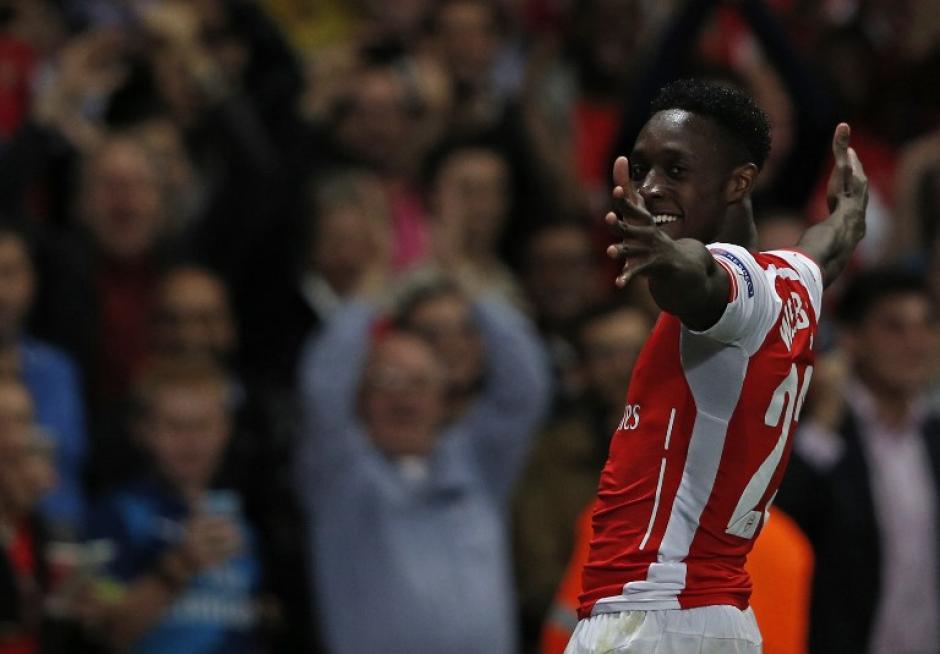 Danny Welbeck anot&oacute; un triplete para el Arsenal ante el Galatasaray. (Foto: AFP)