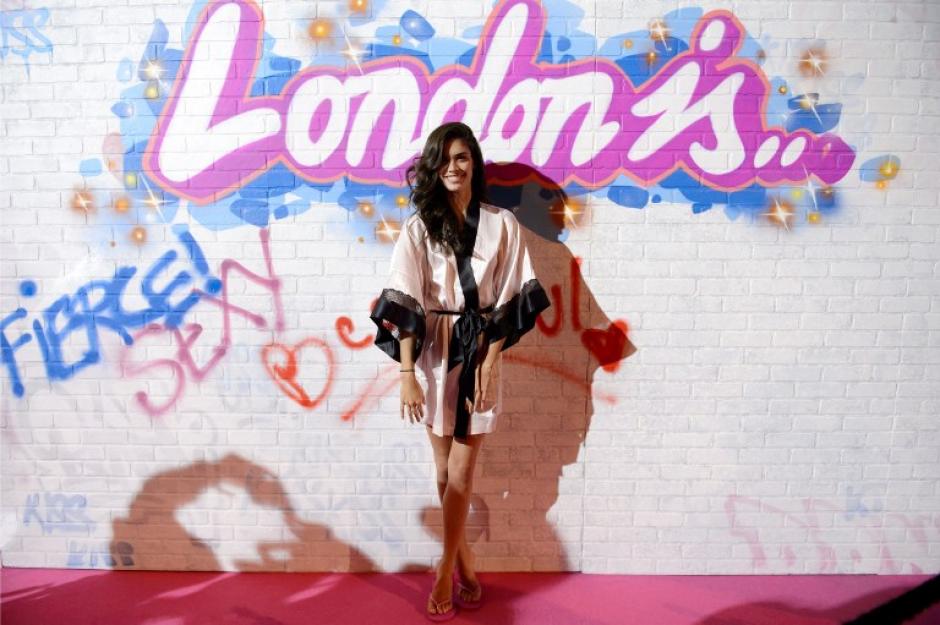 La modelo portuguesa Sara Sampaio. (Foto: AFP)