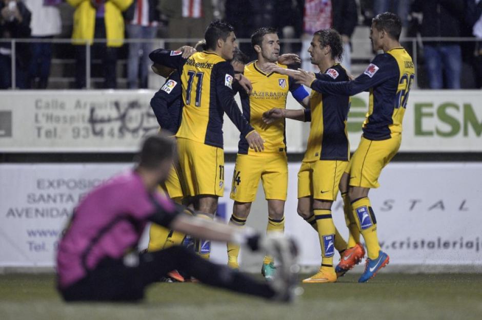 El Atl&eacute;tico derrot&oacute; 3-0 de visita a L'Hospitalet por la Copa del Rey