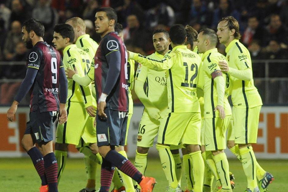 El Barcelona peg&oacute; de visitante en el estadio del Huesca al ganar por 4-0 por la Copa del Rey. (Foto: AFP)