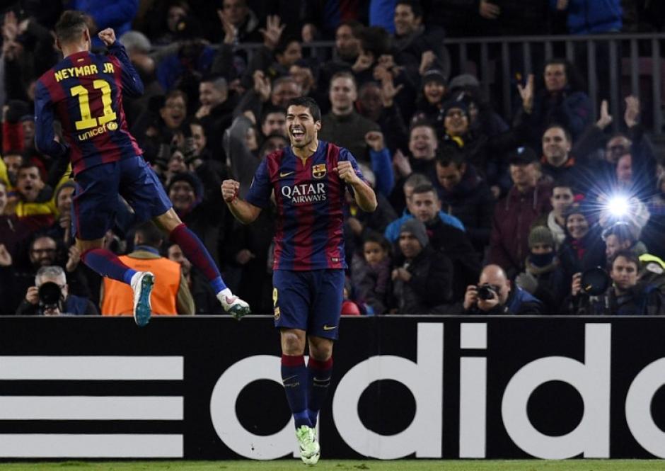 El tridente defensivo del Barcelona (Messi, Neymar y Su&aacute;rez) quiere aportar para derrotar al M&aacute;laga en el Camp Nou. (Foto: AFP)