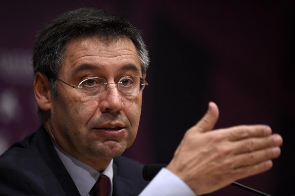 El presidente del Barcelona,&nbsp;Josep Maria Bartomeu&nbsp;fue imputado por un delito fiscal en el fichaje del astro brasile&ntilde;o Neymar durante el 2014. (Foto: AFP)&nbsp;