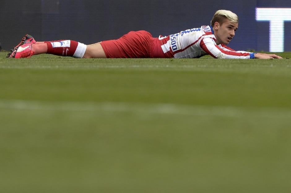 Griezmann regres&oacute; a jugar con el Atl&eacute;tico pero no pudo ayudar a su equipo a conseguir la victoria. (Foto: AFP)